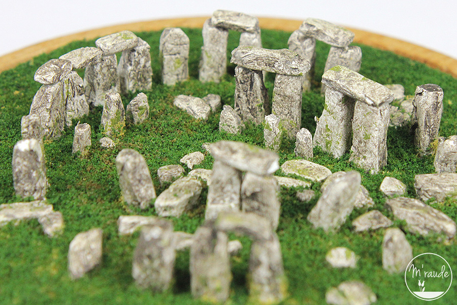 Stonehenge à Salisbury au Royaume-Uni détails 3